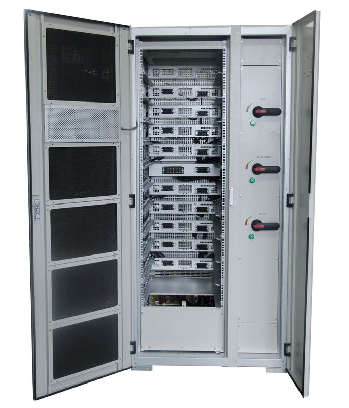 380V / 400V / 415V وحدات نظام أوبس على الانترنت 30 - 1200KVA تردد قابل للتعديل