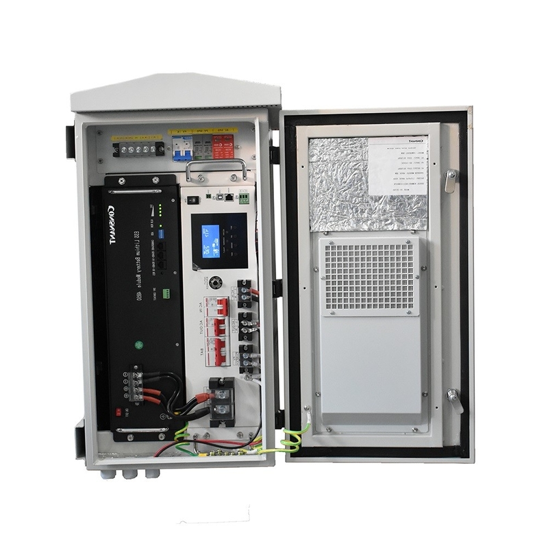 خزانة كهربائية بسيطة مقاومة للماء في الهواء الطلق للطاقة الشمسية نظام UPS 3-5KW