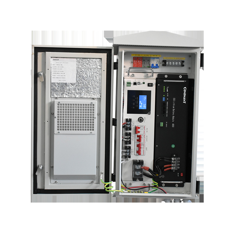 CNW110 Series المتكاملة الخارجية عبر الإنترنت نظام طاقة UPS خزانة المعدات الخارجية 1-10KVA